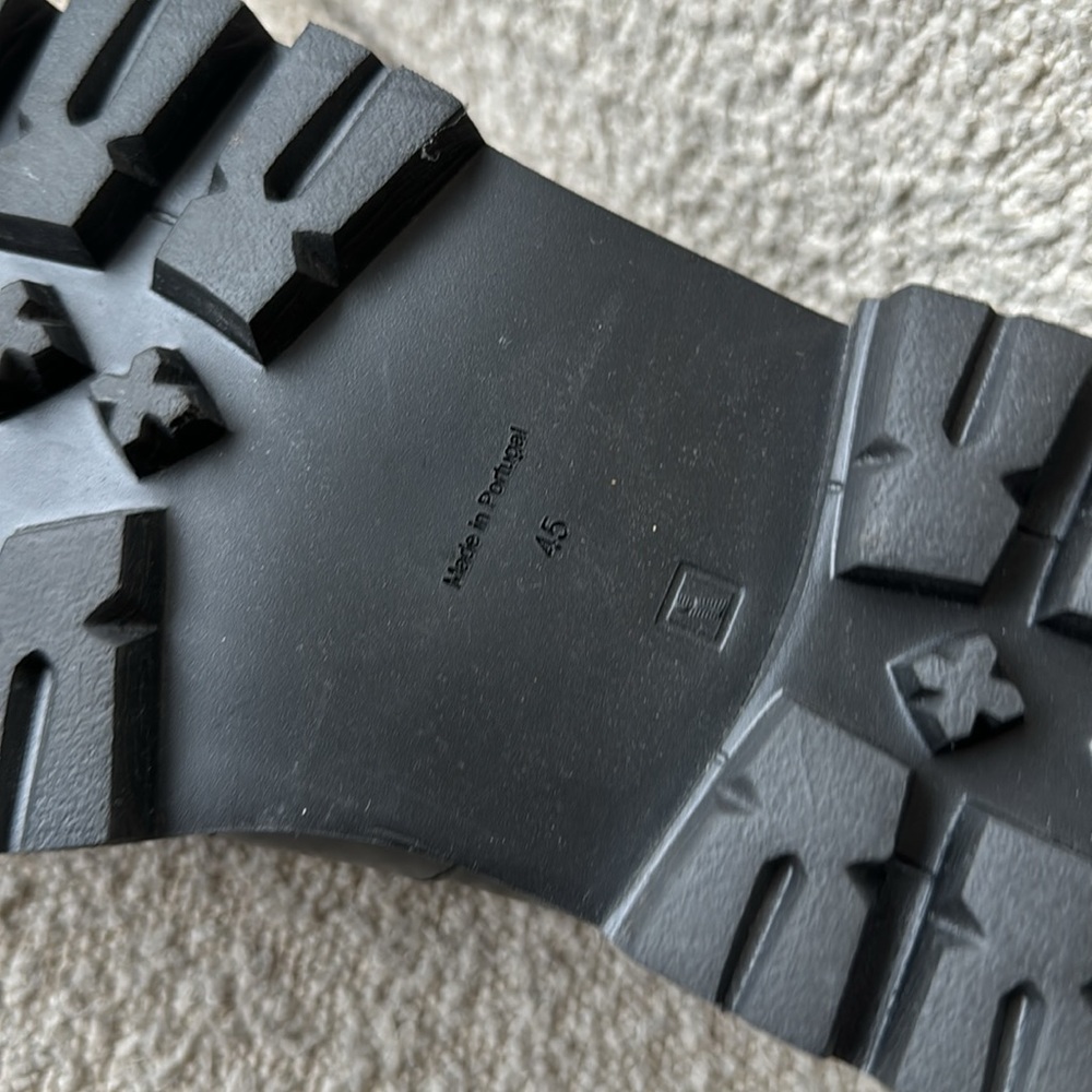 COS Black Leather Lug Sole Loafers - Picture 9 of 10
